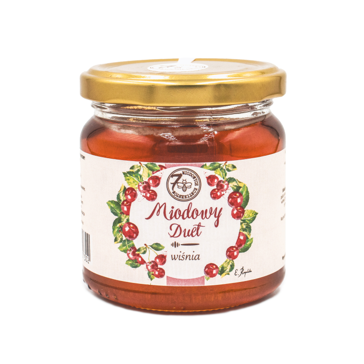 Miód z wiśnią 250g