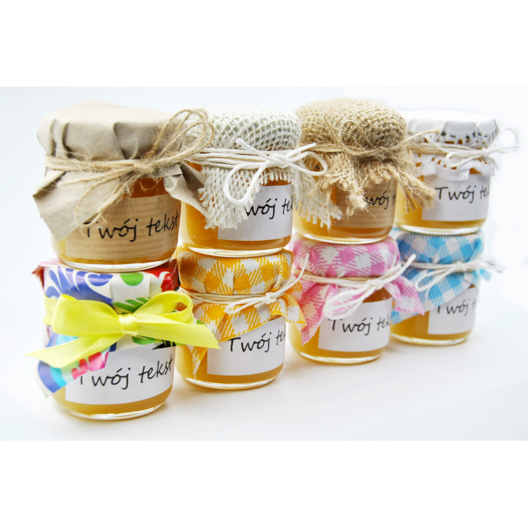 Mini miodek żółta kratka 50g