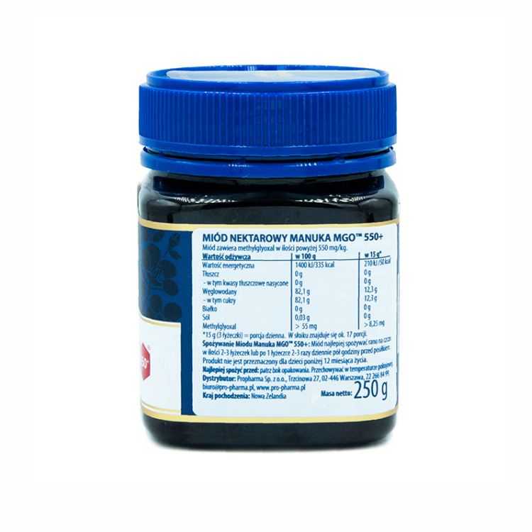 Miód Manuka MGO 550+ 250g