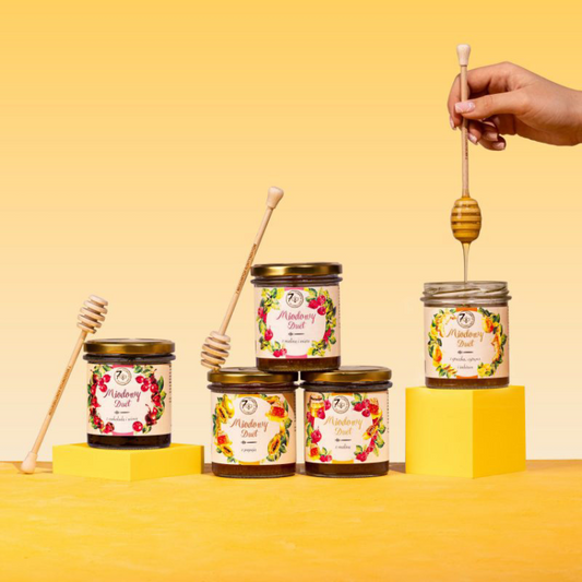 Miód z maliną 400g